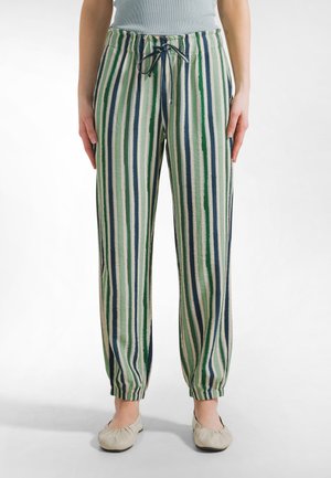 STRIPED CREPE JOGGER PANTS - JOGGER - Spodnie treningowe