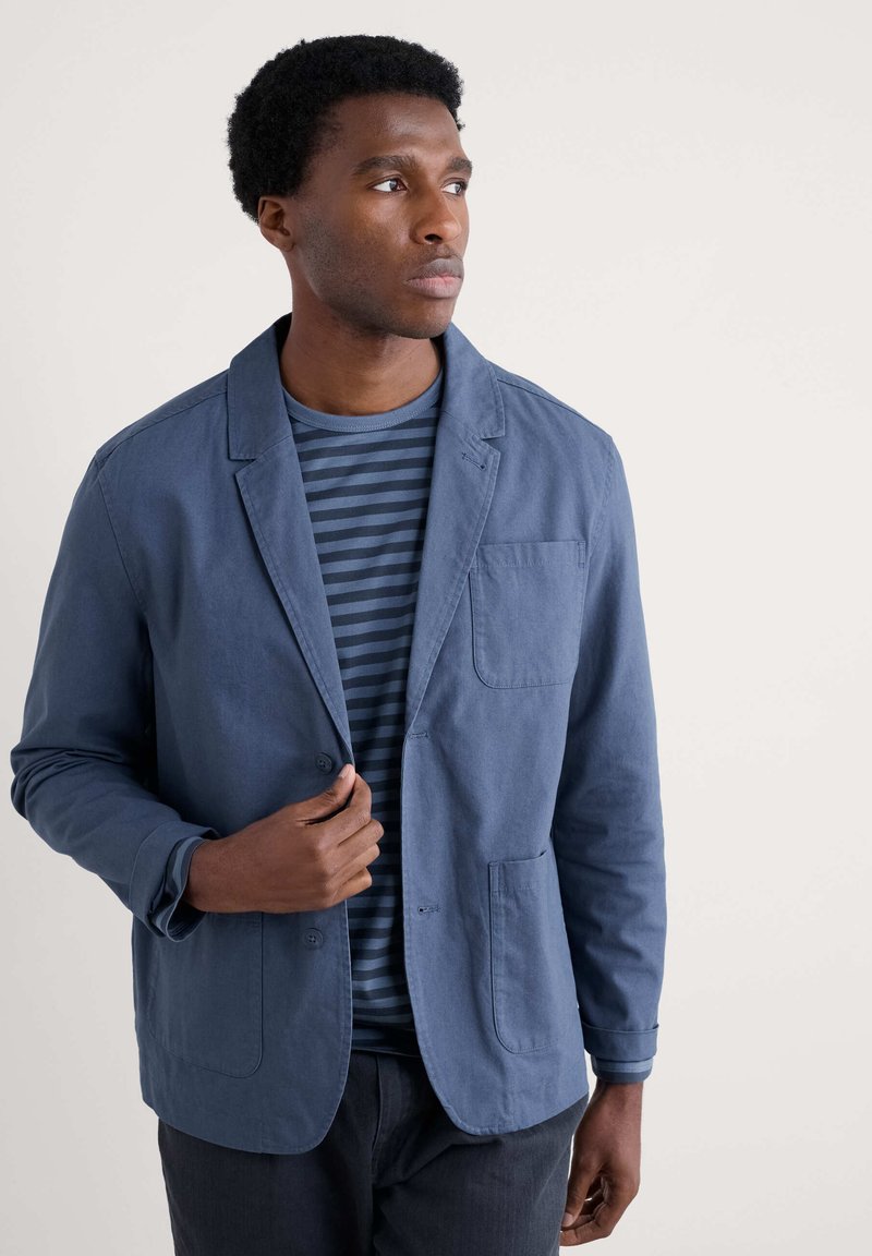 Seasalt Cornwall TOWEN LONG SLEEVE  - Blazer jacket - blue vintage indigo