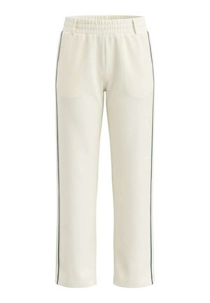 LAURASØN, WEITE JERSEY HOSE, ELASTISCHEN BUND - Bukser - creamy white