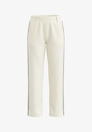LAURASØN, WEITE JERSEY HOSE, ELASTISCHEN BUND - Stoffhose - creamy white