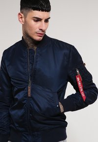 Alpha Industries - MA-1 VF 59 LONG - Chaquetas bomber - republica blue Imagen en miniatura 1