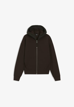BOSS, Sweatjacke - brown