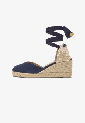 Castañer, CHIARA - ESPADRILLES - Zapatos de plataforma - dark blue