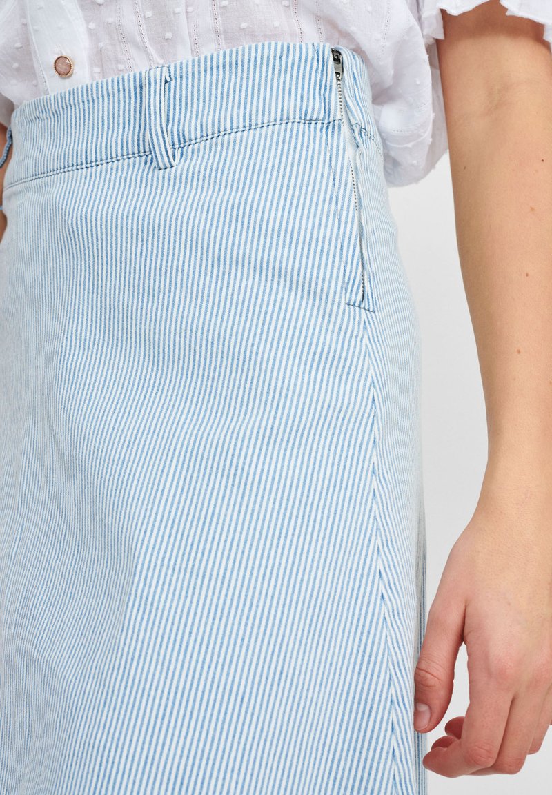 Damen Jeansröcke | Nümph A-Linien-Rock blue stripe/blau - PJ73559 Damen Jeansröcke | Nümph A-Linien-Rock blue stripe/blau - PJ73559