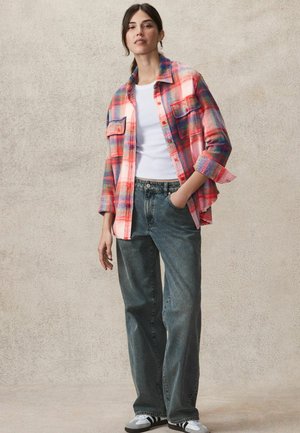 Next Košilová halenka  - pink checked