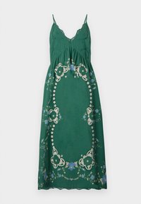 VESNA EMBROIDERY SLIP DRESS - Day dress - green