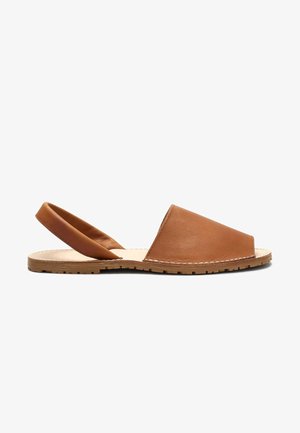 BEACH - Sandalai - tan leather