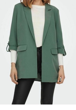 Pitkä takki - mottled green