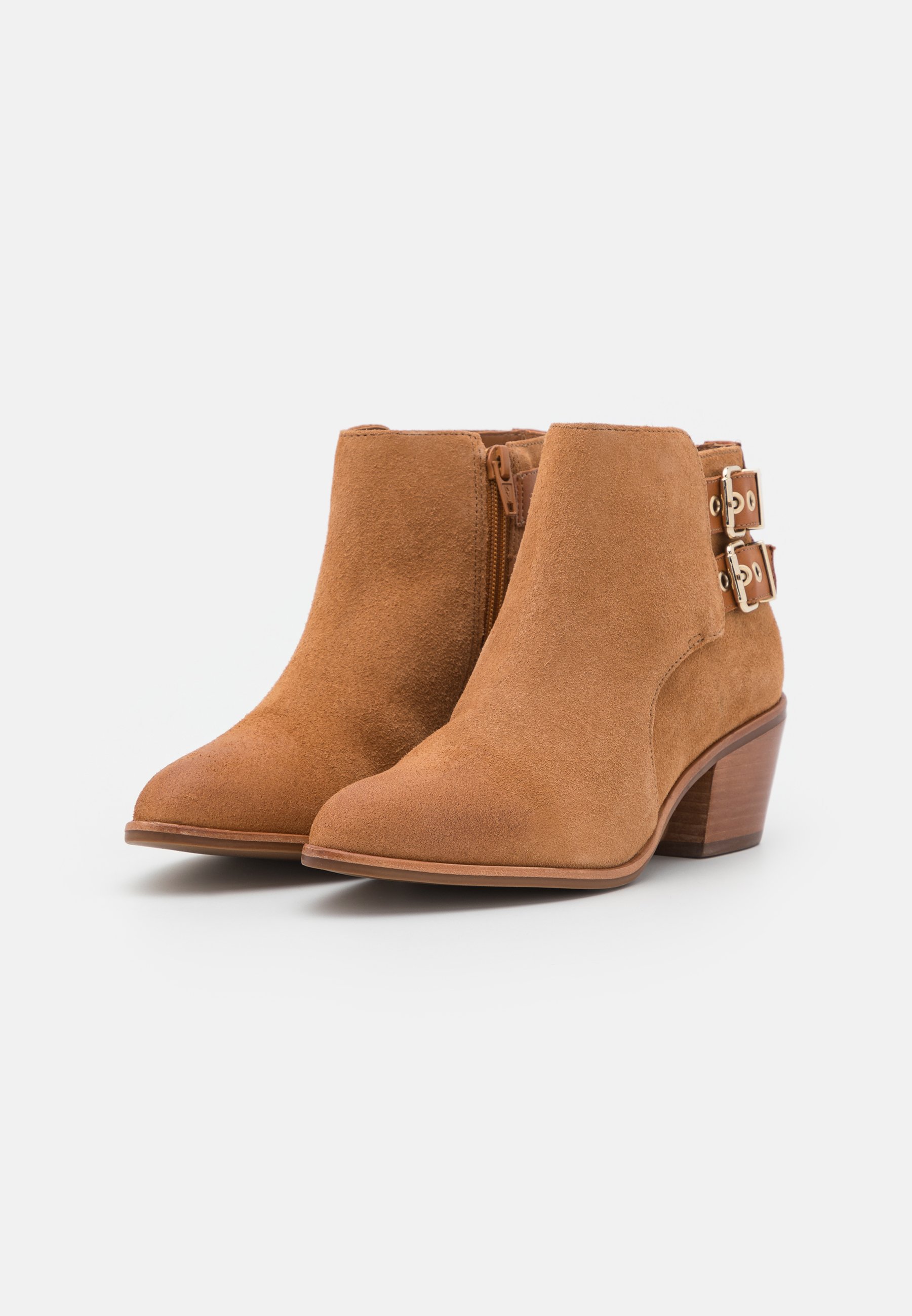 dune grey suede ankle boots