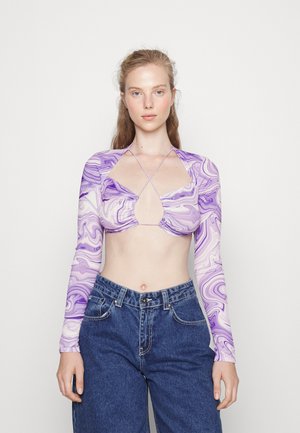 THIN STRAP TOP - Blusa - purple