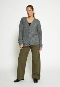 Desires Kardigán - m dark grey melange