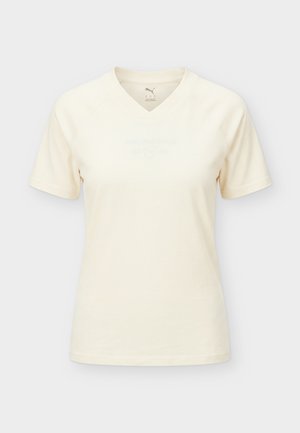 Puma, CLASS STANDARD TEE - T-Shirt print - buttercream