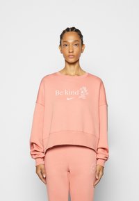 Nike Sportswear TREND CREW OVERSIZED - Camisola - madder root