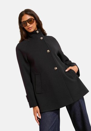 REGULAR FIT - BUTTON FRONT - Palton scurt - navy