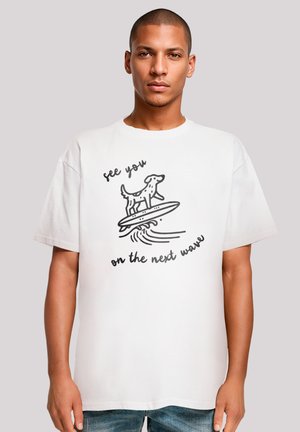 SEE YOU ON THE NEXT WAVE - Print T-shirt - weiß