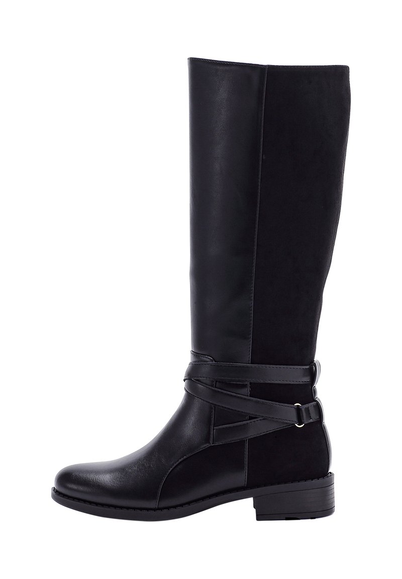 Stivali Donna Elara Western - Tacco Chunky, Suola In Gomma, Materiale Sintetico, Stile Cowboy