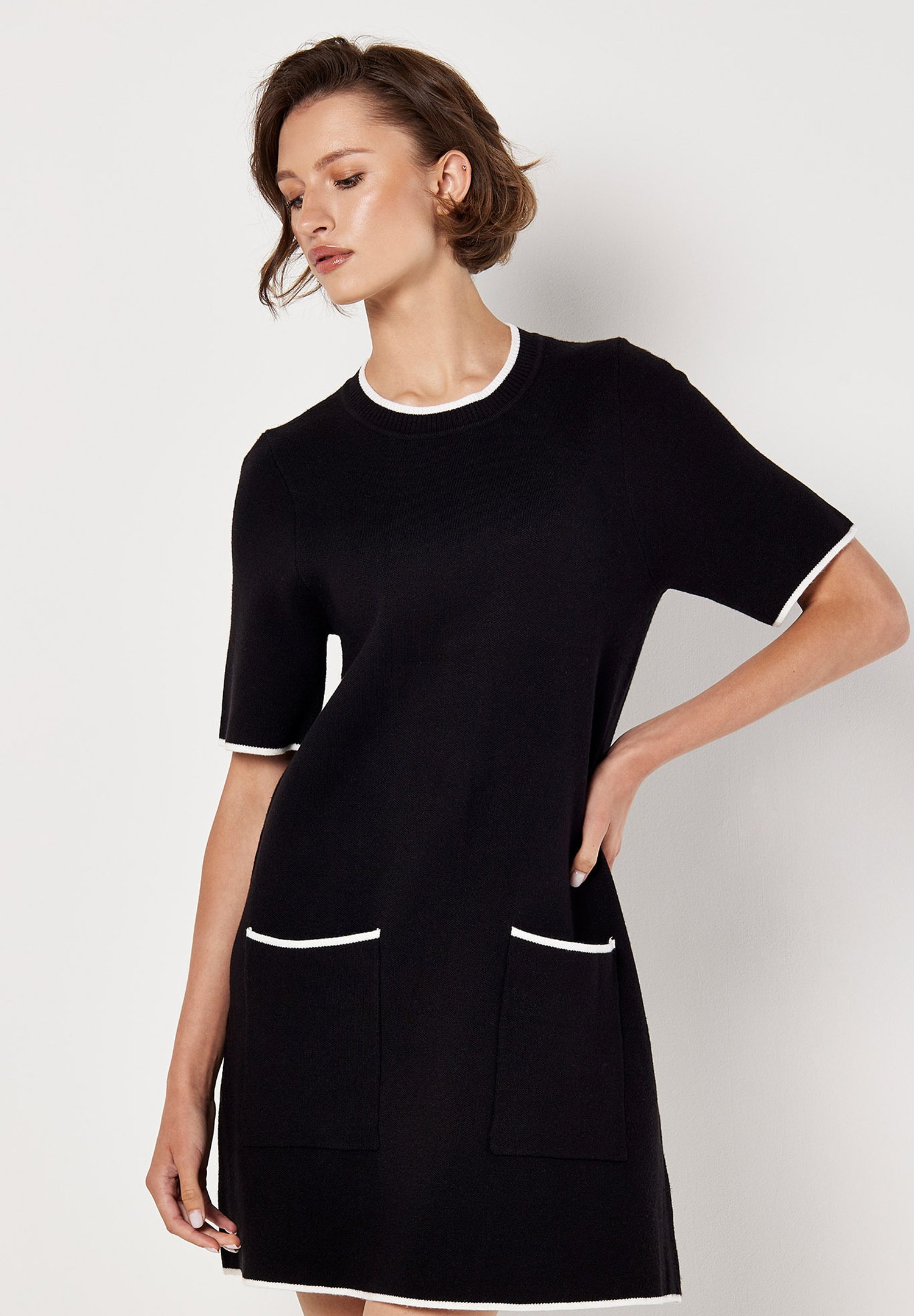 apricot black dress SuknelėBlack Apricot Black / M main image 1
