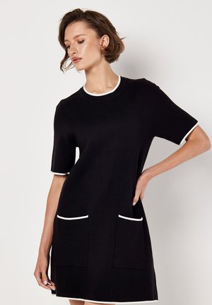 Apricot Abito in maglia - black