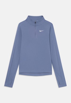 UNISEX - Topper langermet - world indigo/white