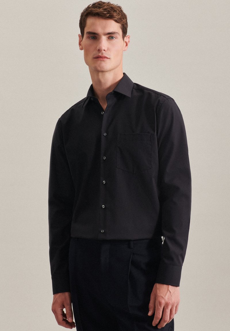 Seidensticker MODERN FIT KENT - Chemise - black