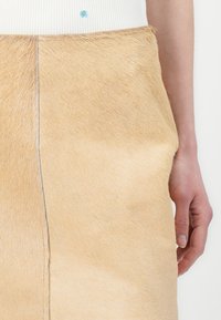 Samsøe Samsøe LIL SKIRT - Nahkseelik - light brown