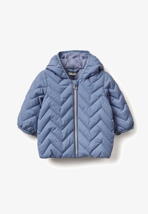 PADDED PUFFER WITH EAR FLAPS , - Abrigo de invierno - blue