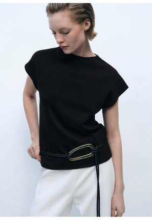 CAMIN - Basic T-shirt - chocolat