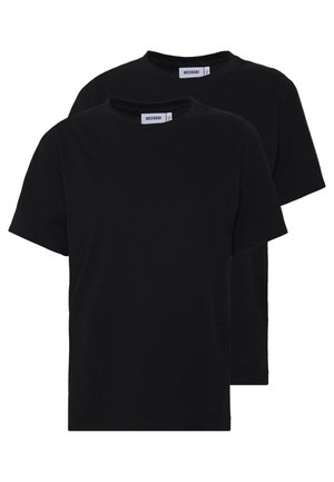 ALANIS 2 PACK - Jednoduché triko - black