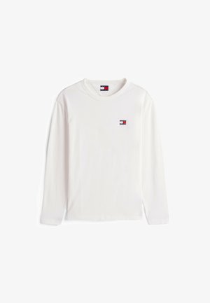 Tommy Jeans, TJM REG BADGE TEE LS EXT - T-shirt à manches longues - ecru