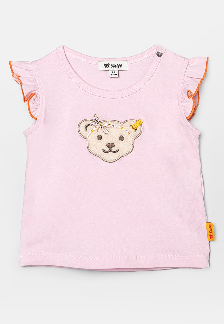 Steiff T-shirt print roze