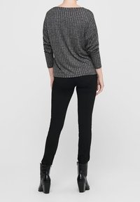 ONLY Strickpullover - mottled dark grey