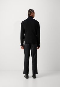 Lindbergh HALF ZIP  - Strikkegenser - black