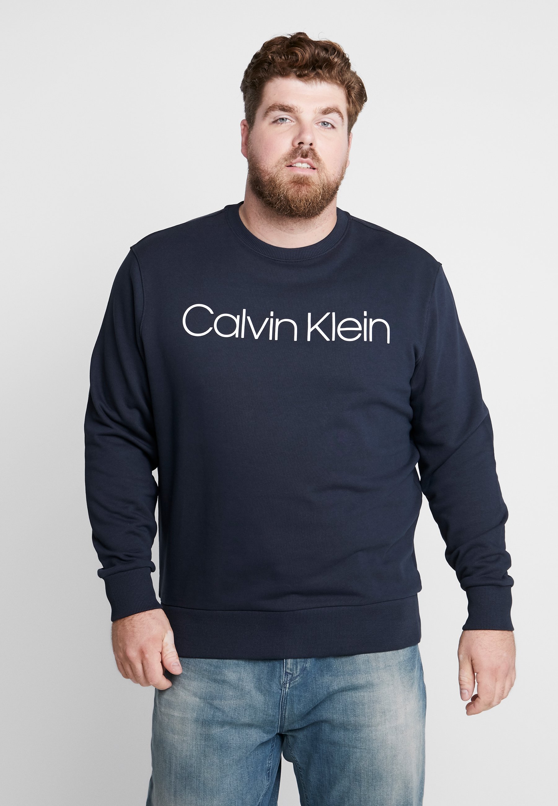 Calvin Klein LOGO - Sudadera - blue/azul marino - Zalando.es