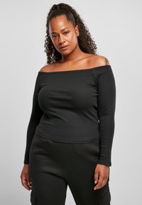 Urban Classics - Long sleeved top - black Thumbnail Image 1