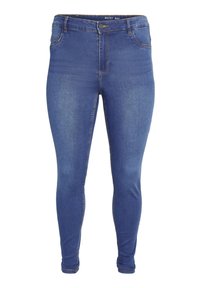 Noisy May NMCALLIE CURVE - Džegingi - medium blue denim