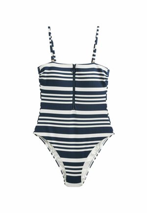 Next Maudymosi kostiumėlis - navy white stripe