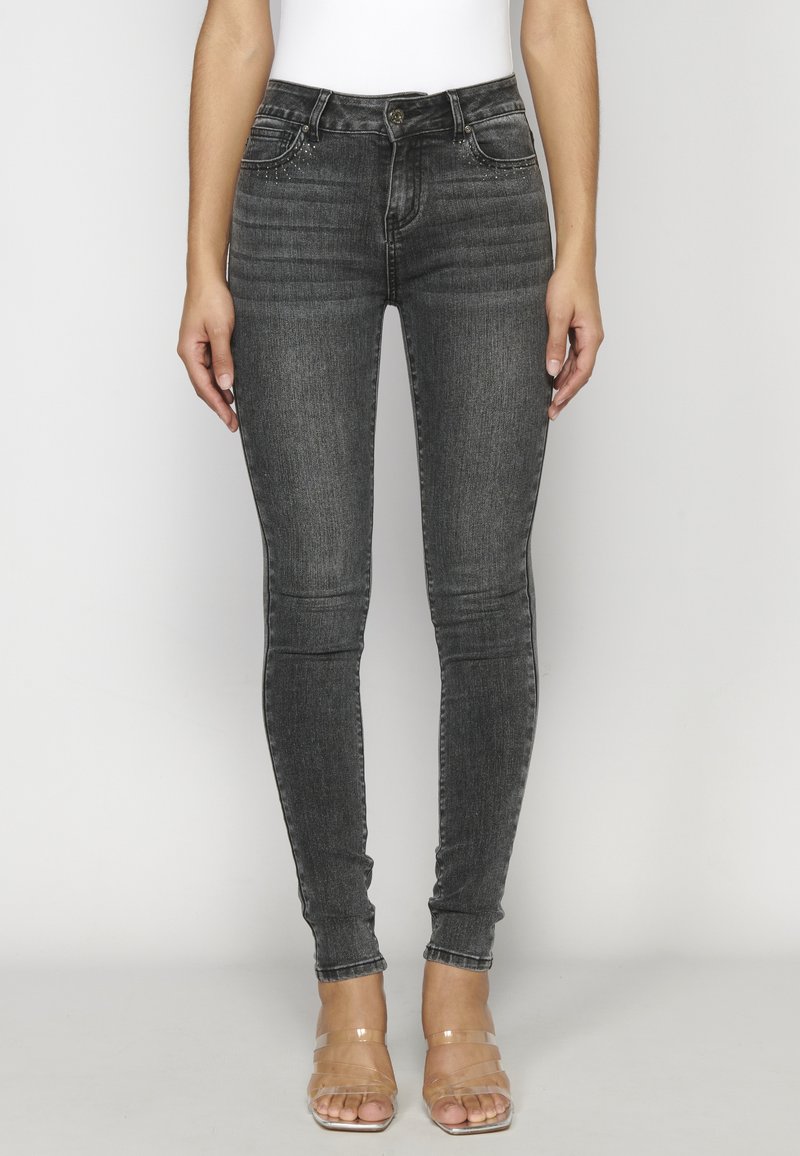 Koroshi Jeans Skinny Fit grey denim/grey denim Zalando.de