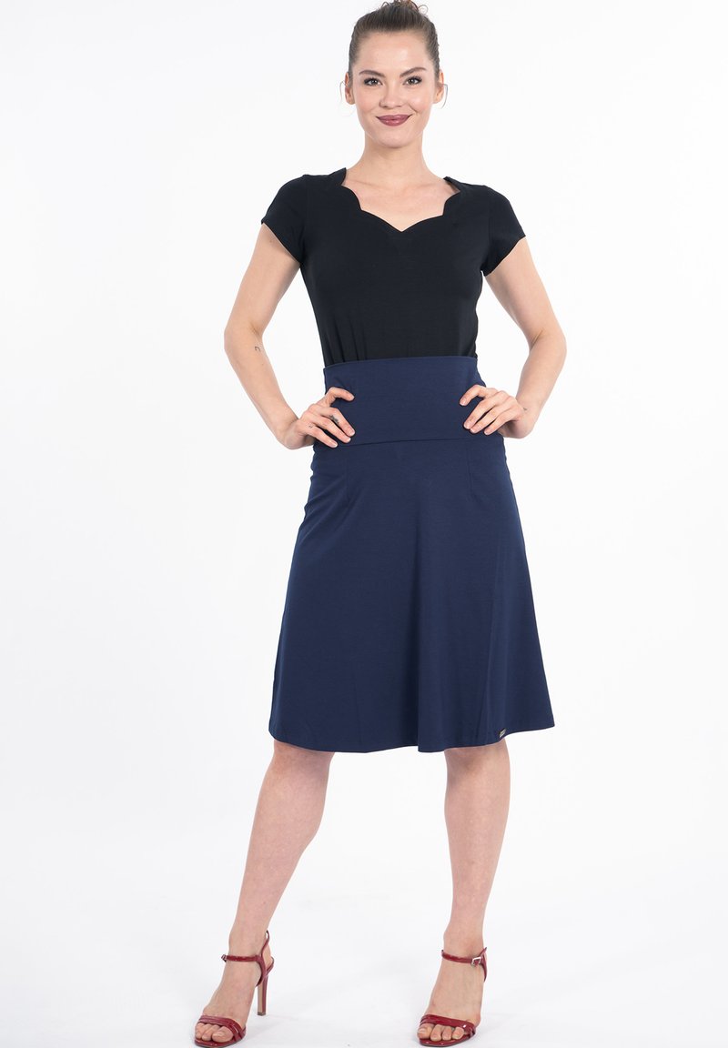 Damen Jeansröcke | Chapati ROCK SARAH AUS BIO A-Linien-Rock navy/dunkelblau - YL33353 Damen Jeansröcke | Chapati ROCK SARAH AUS BIO A-Linien-Rock navy/dunkelblau - YL33353