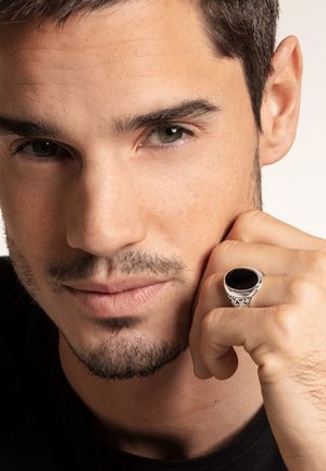 THOMAS SABO Ring - silver coloured/black
