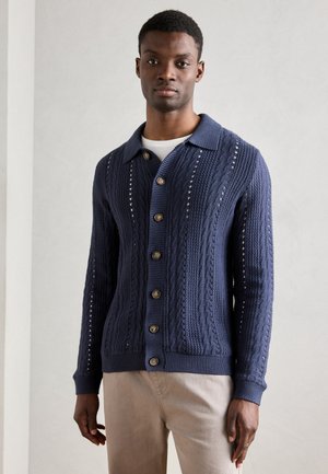 Strickjacke - dark blue