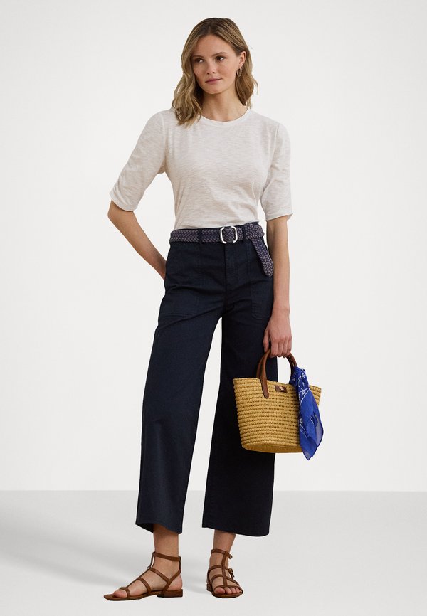 SLUB COTTON JERSEY ELBOW SLEEVE T-SHIRT - Print T-shirt2