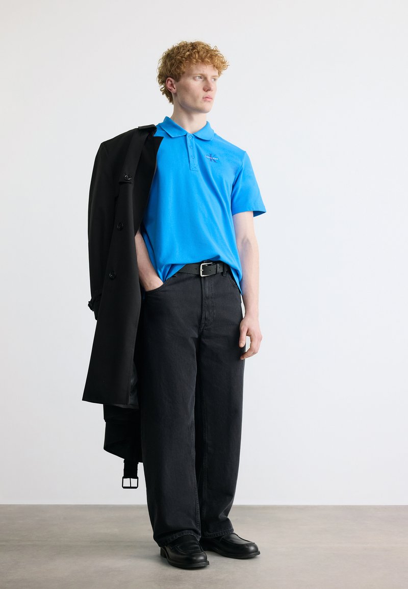 Calvin Klein Jeans EASY MONOLOGO CASUAL - Polotričko - french blue