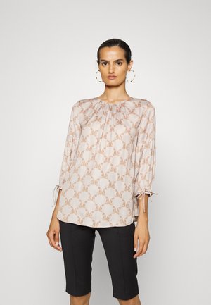 Blouse - brown/beige