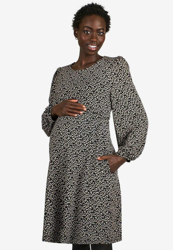 MATERNITY ANIMAL DOUBLE LAYER REGULAR FIT - Freizeitkleid