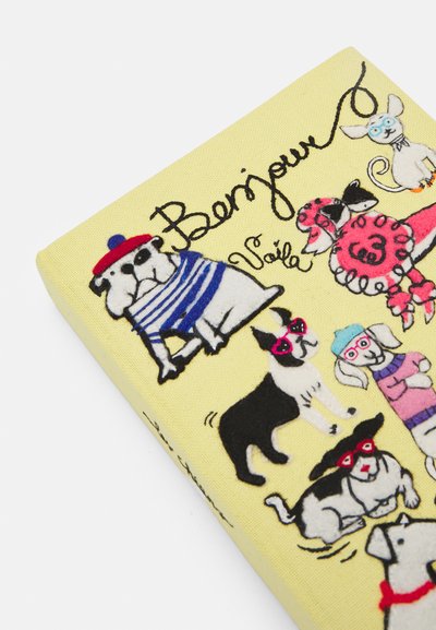 Olympia Le-Tan BOOK LES CHIENS - Clutch - yellow pierre