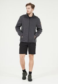 Whistler SAMPTON - Fleecejacka - 1011 dark grey melange