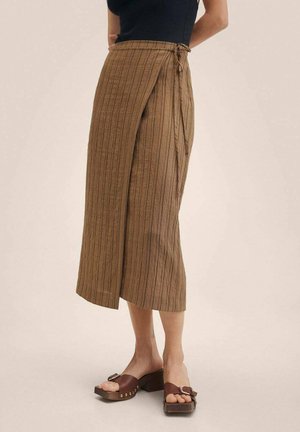 Wrap skirt - marrón