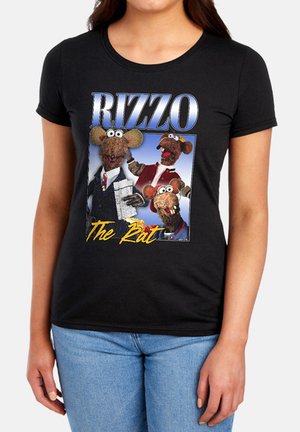 Disney, THE MUPPETS RIZZO THE RAT HOMAGE - Print T-shirt - black