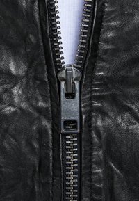 Jack & Jones Giacca di pelle - black