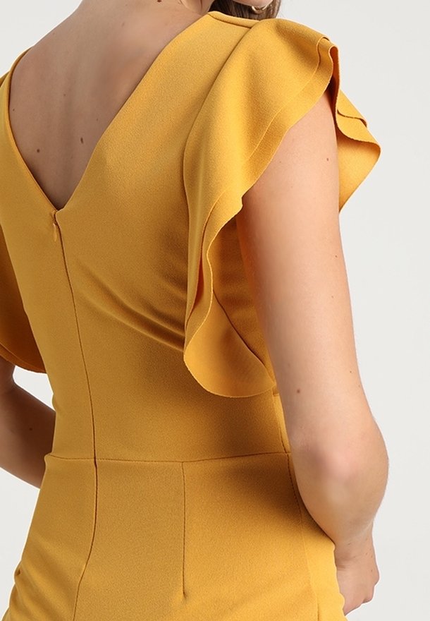 WAL G. Cocktail dress / Party dress - mustard yellow - (Pre-owned) -  Zalando.ie